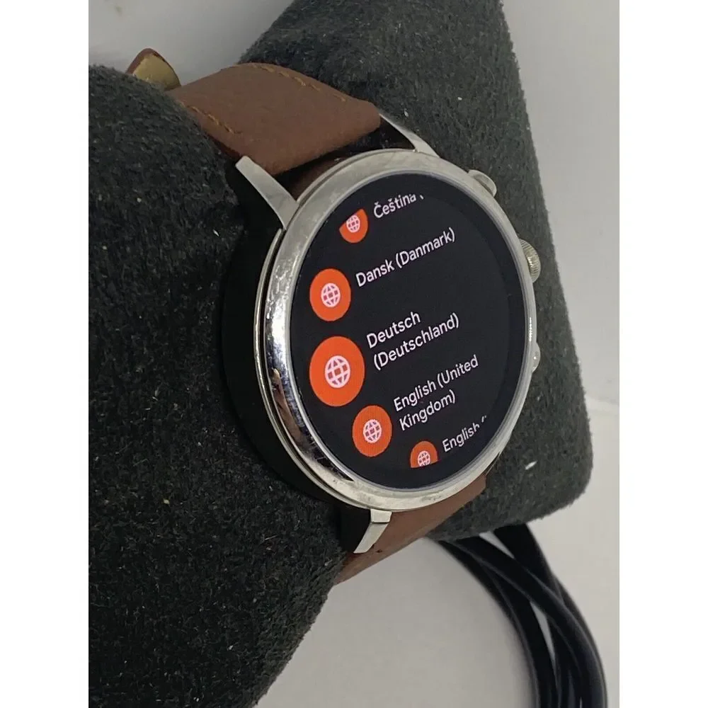 Fossil Gen 4 Authentic Digital Dial Smart Watch Custom Band FTW6017 AB462